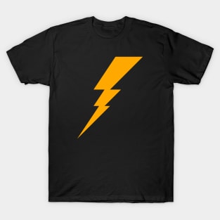 Lightning Bolt geometric Yellow Symbol T-Shirt